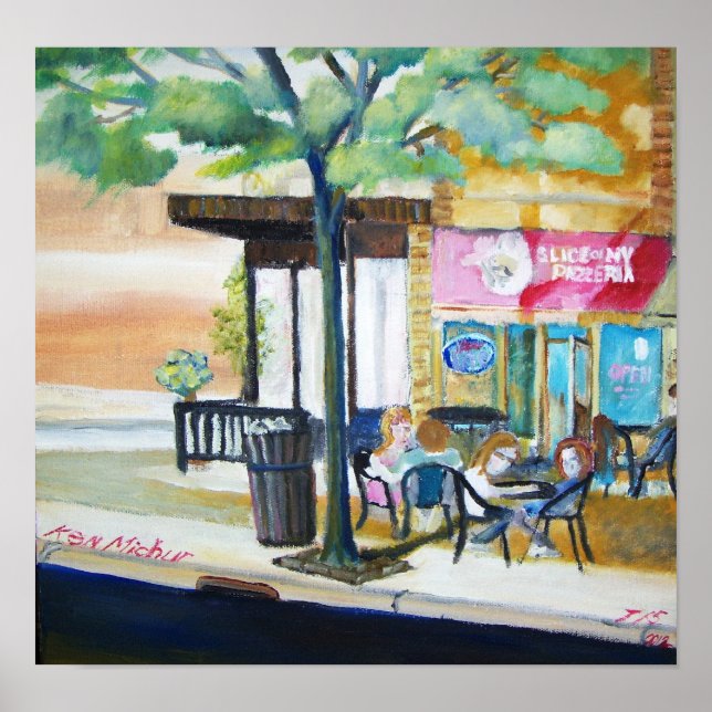 Slice Of New York  Pizzeria Poster (Front)