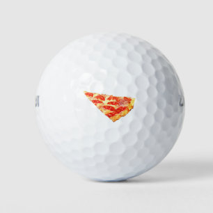 Slice Of Pepperoni Pizza Golf Balls
