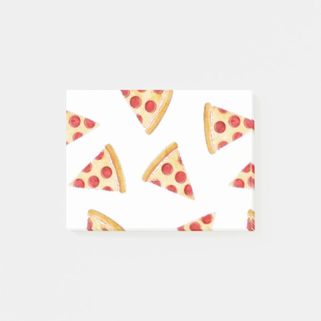 Slice of Pizza on transparent background Post-it Notes (Front)