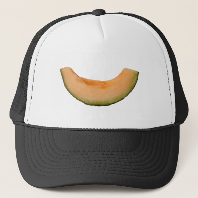 Slice of rockmelon trucker hat (Front)