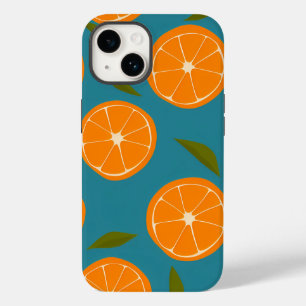 Slice Oranges Pattern Background  Case-Mate iPhone 14 Case