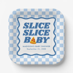 Slice Slice Baby Pizza Baby Shower Paper Plate