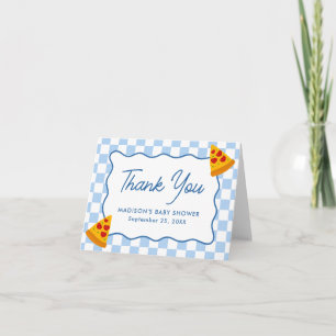 Slice Slice Baby Pizza Baby Shower Thank You Card