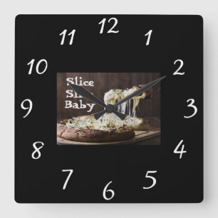Slice Slice Baby Wall Clock