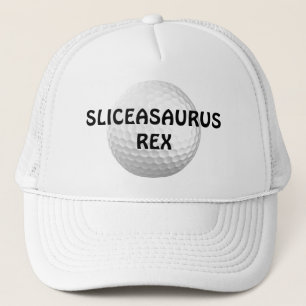 Sliceasaurus Rex Funny Golf Trucker Hat