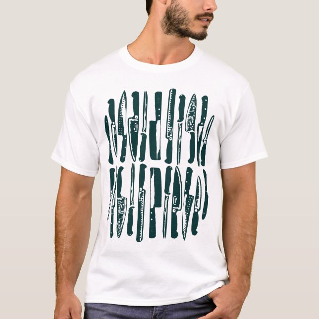 Sliced and Diced - Dark Green T-Shirt (Front)