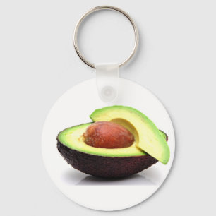 Sliced Avocado Keychain