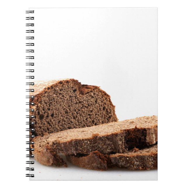 Sliced Black Bread Notebook (Front)
