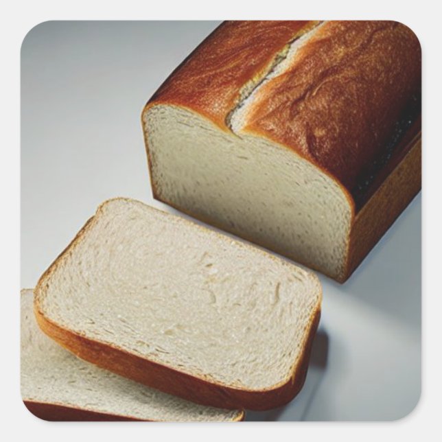 Sliced Bread Square Sticker (Front)