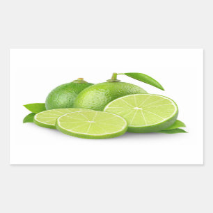 Sliced limes sticker