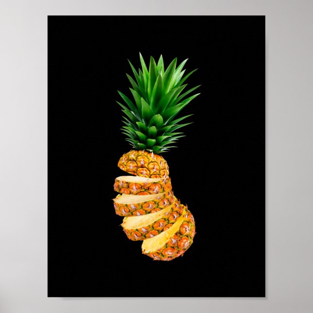 Sliced Pineapple Poster (Front)