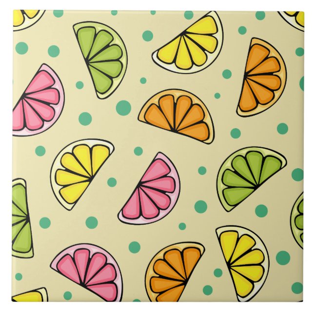 Slices Citrus Tile (Front)