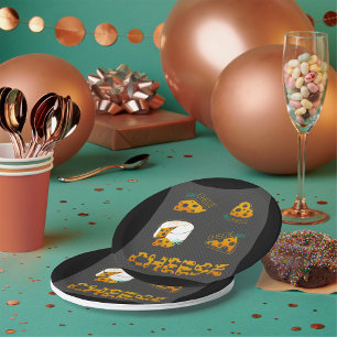 Slices Of Cheese Paper Plates