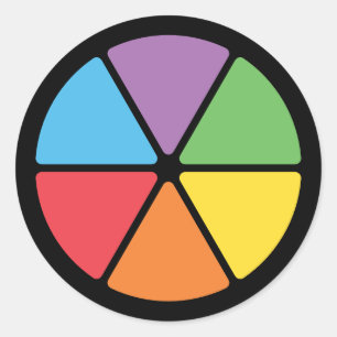 Slices of Knowledge Classic Round Sticker