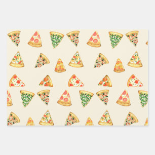 Slices of Pizza for Pizza Lovers Wrapping Paper Sheet