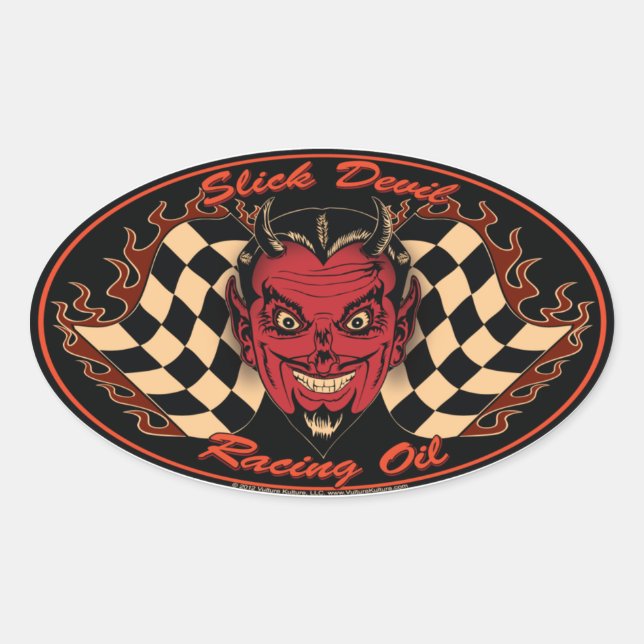 Slick Devil Motor Oil Sticker (Devant)