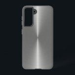 Slick Faux Metallic Silver Stainless Steel Look Samsung Galaxy Case<br><div class="desc">It has an elegant,  slick,  faux metallic silver stainless steel look.</div>