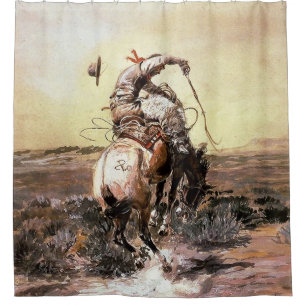 “Slick Rider” Western Art by Charles M Russell