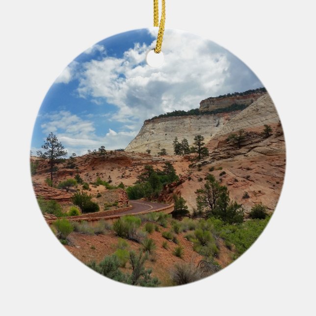 Slick Rock Zion National Park Utah Christmas Ornament (Front)