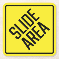Slide Area Paper Coaster