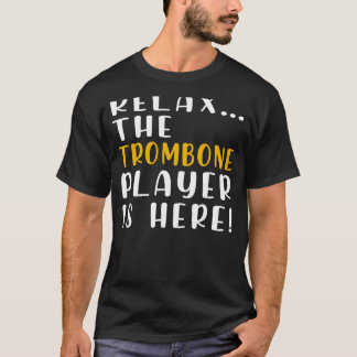 Slide into Laughter - Relax with Our Trombone Play T-Shirt