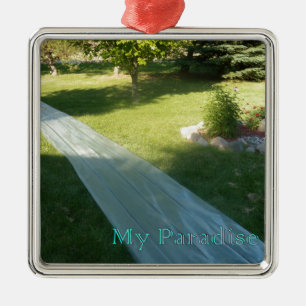 Slide Paradise Metal Ornament