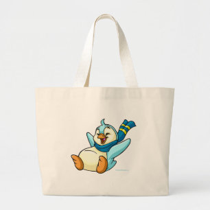 Sliding blue Bruce Large Tote Bag