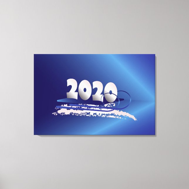 sliding in 2020 canvas print (Front)