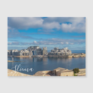  Sliema harbour and skyscrapers in Malta