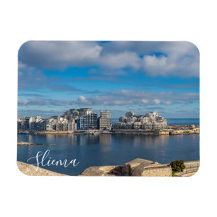  Sliema harbour and skyscrapers in Malta Magnet