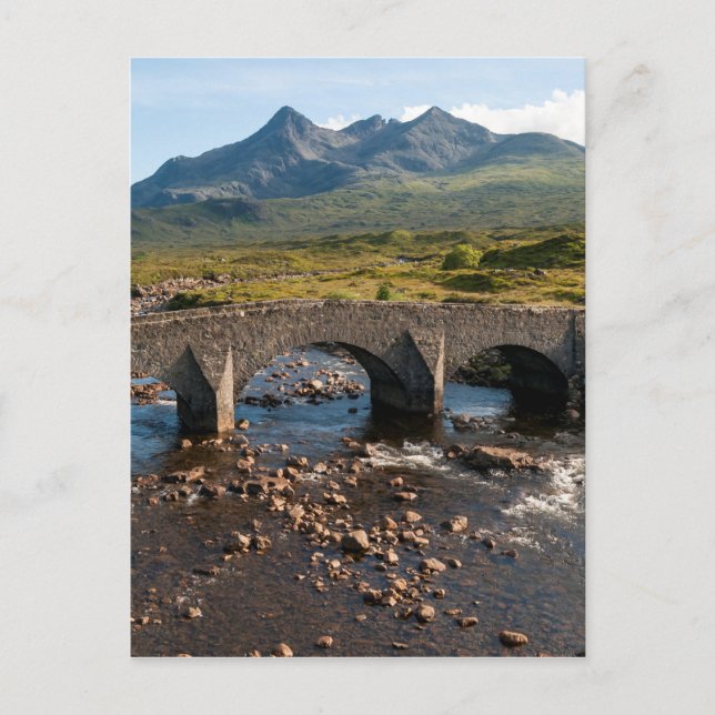 Sligachan Bridge, Isle of Skye, Scotland Postcard (Front)