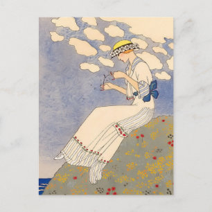 Slightly by George Barbier Postcard
