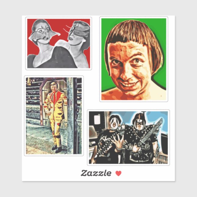 Slightly Odd Sticker Set Scrapbooking Journalling (Sheet)