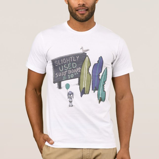 Slightly Used Surfboards T-Shirt (Front)