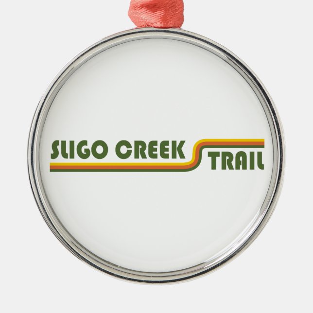 Sligo Creek Trail Metal Ornament (Front)