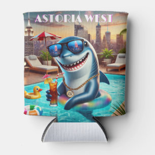 Slim Can Cooler Shark Aries Zodiac AW