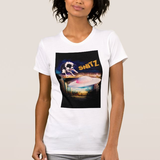 slim fit t-shirt with Snitz (Front)