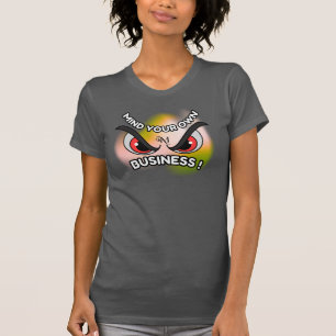 Slim Fit Tee : Mind Your Own (asphalt)