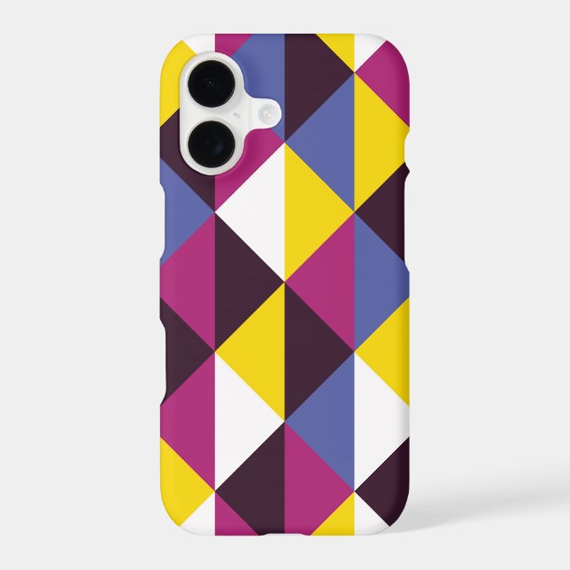 Slim geometric design i-phone case. (Back)