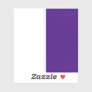 Slim Purple Noise Vinyl Sticker – Customizable