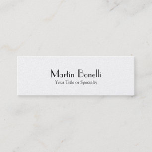 Slim Special Unique Professional Mini Business Card