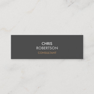 Slim tendance Grey Attractif Carte de visite