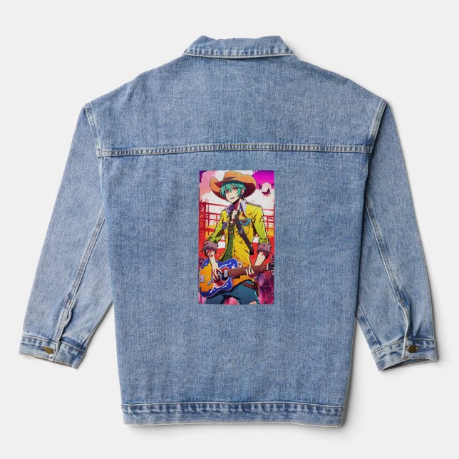 Slim Walker  Denim Jacket (Back)