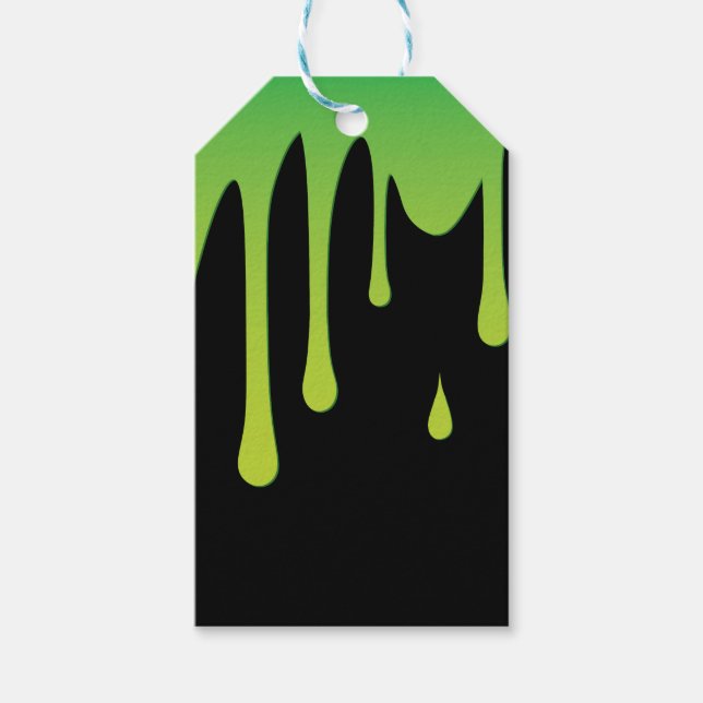 Slime dripping gift tags (Front)