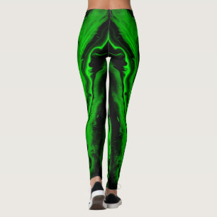 Slime Green Leggings by bcolor