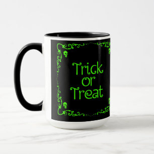 Slime Green Trick or Treat Mug