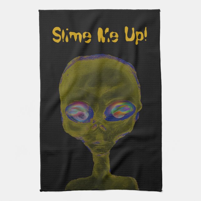 Slime Me Up Alien Towel (Vertical)