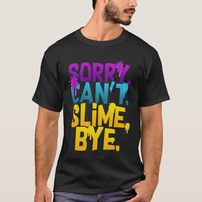 Slime Toy Making Fluffy Maker Machine Mixer T-Shirt (Front)