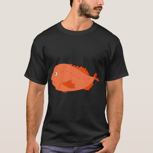Slimehead Fish (Orange Roughy) T-Shirt (Front)