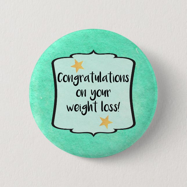 Slimming Group Club Leader Weightloss Award 2 Inch Round Button (Front)